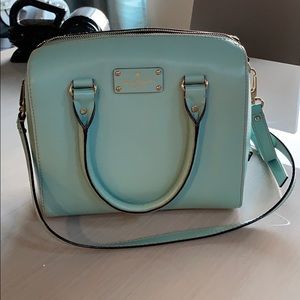 Kate Spade Alyssa Fresh Air Tiffany blue bag